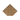 P/Rimu 1150 corner ash floor protector  Terracotta