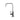 Contemporary Faucet, 1/4 Turn, Chrome