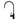 Matt Black Designer Faucet, High Loop, 1/4 Turn