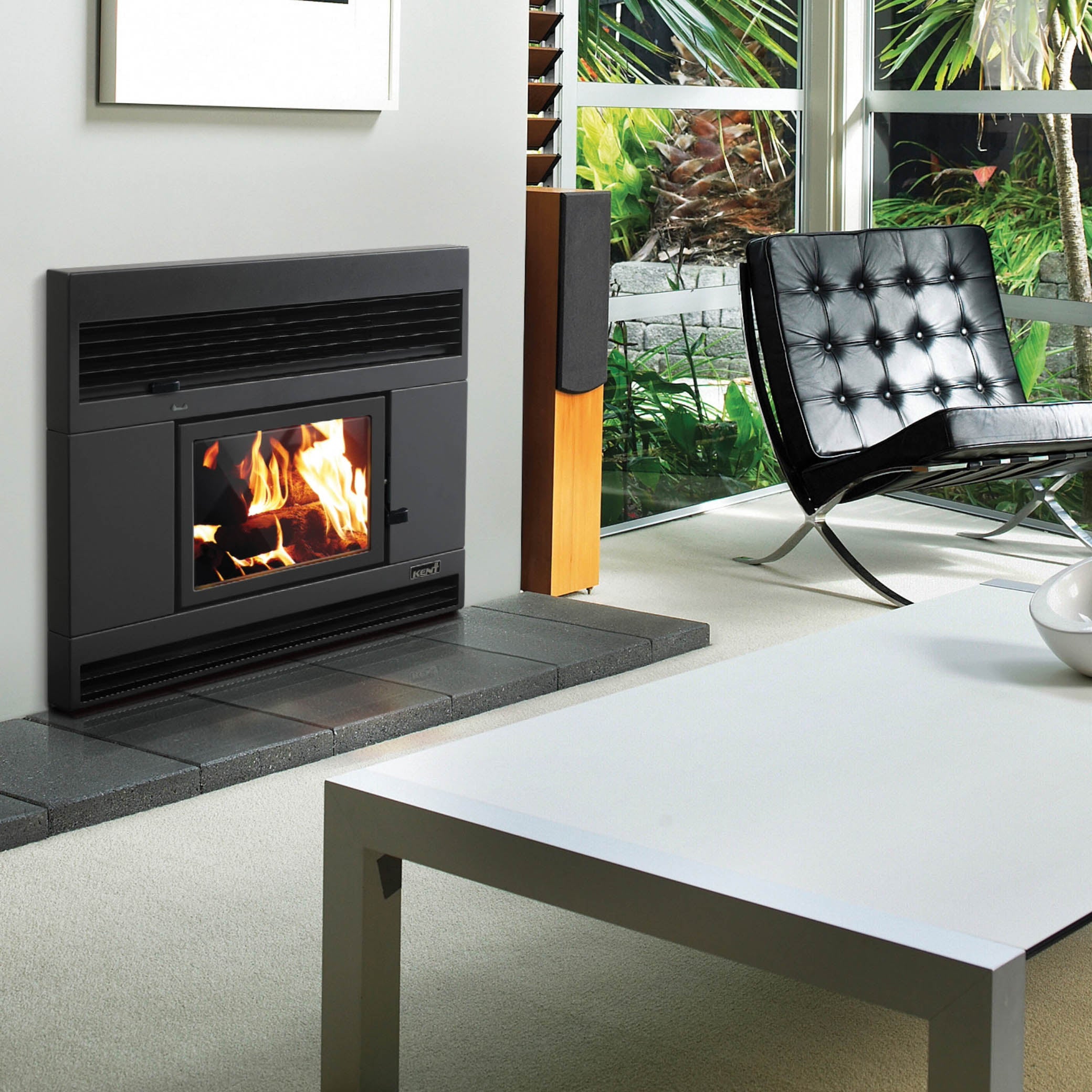 Kent Rata Inbuilt Wood Fire 15KW – Plumbing & Heating Centre Ltd